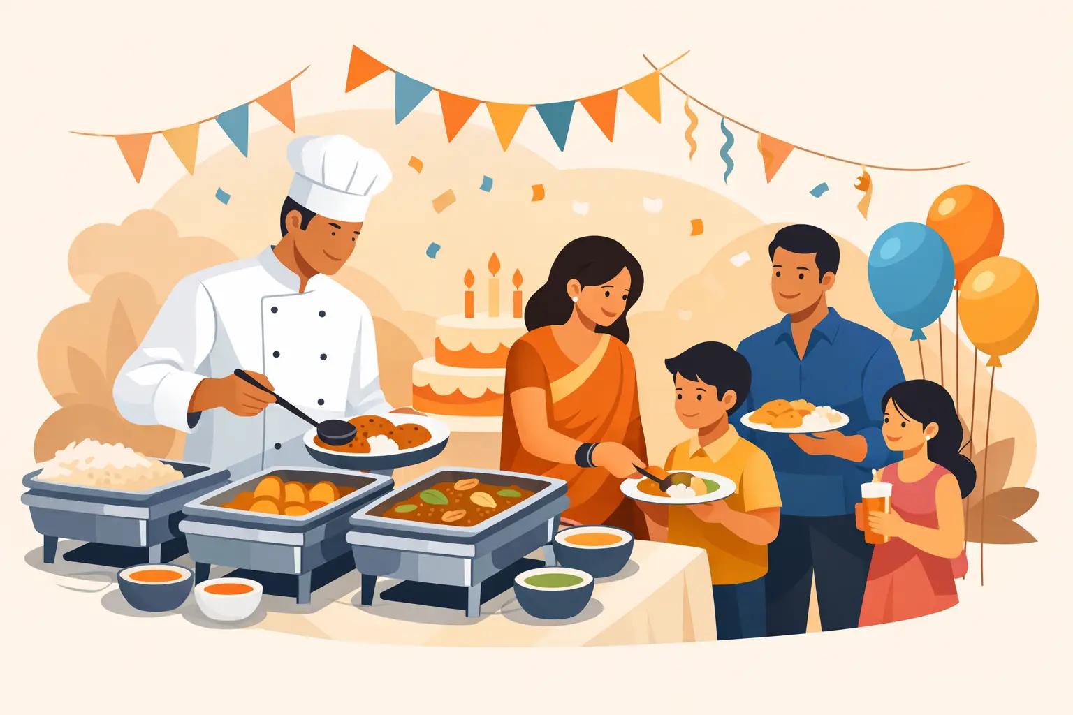 Indian Catering for Birthdays That Works