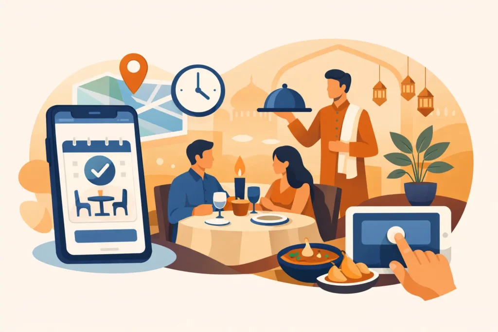 Indian Restaurant Table Booking Made Easy