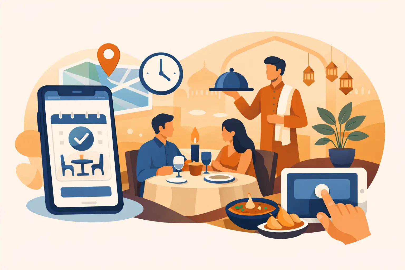 Indian Restaurant Table Booking Made Easy