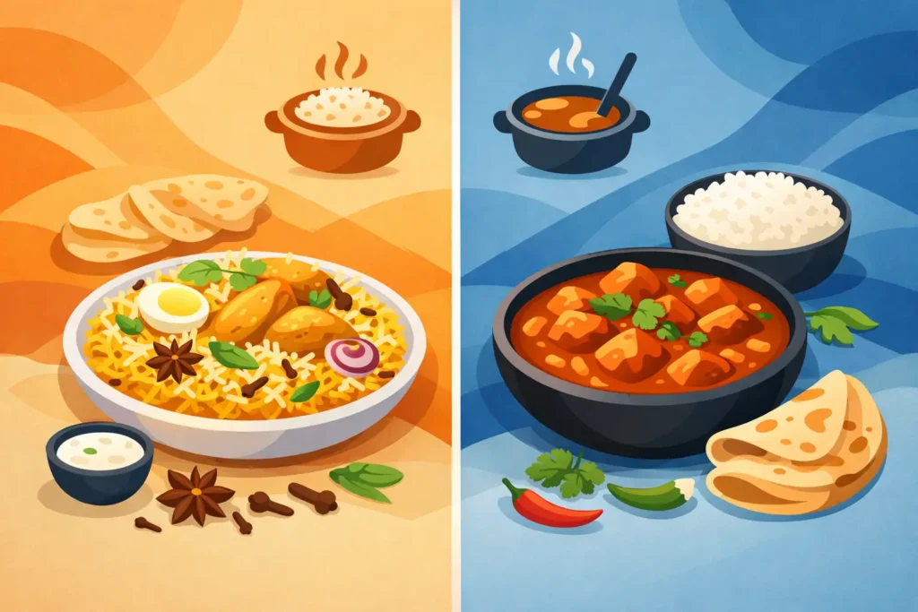 Biryani vs Curry Differences: What Sets Them Apart