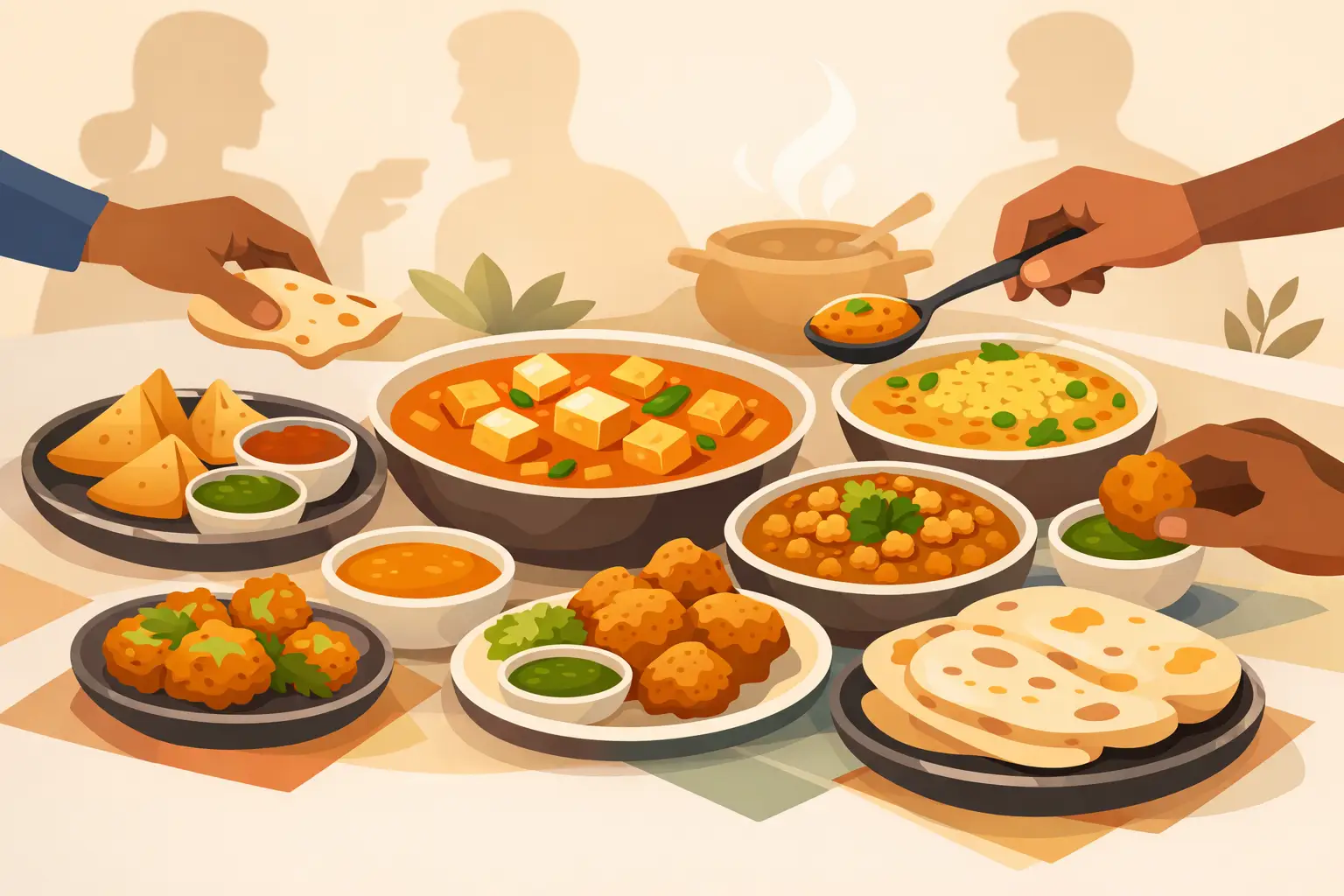 Top Vegetarian Indian Comfort Foods to Share